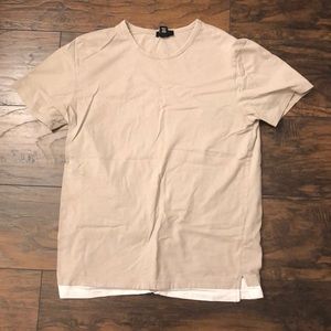 Forever 21 Beige T-shirt Men (Medium)